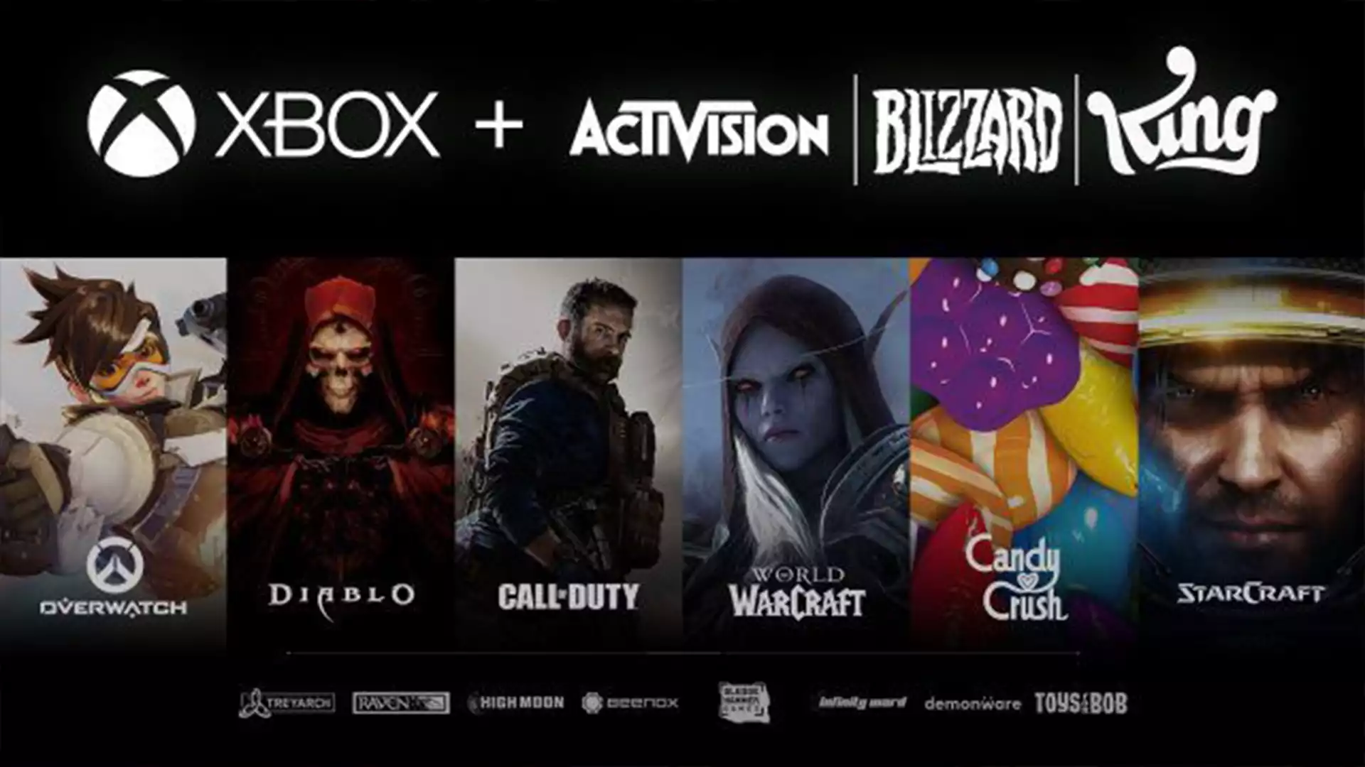 Microsoft Overwatch, Diablo and Call of Duty in Game Pass