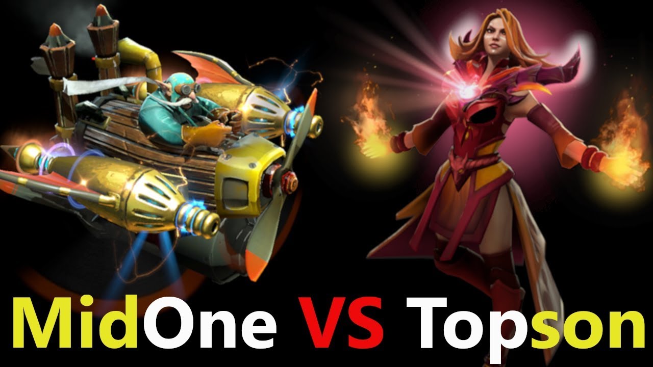 Midone Gyrocopter VS Topson Lina   Ranked Match Dota 2 gameplay