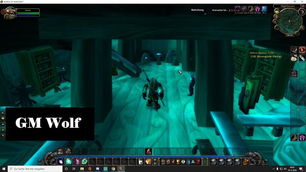 Moonglade | WoW Horde Druiden Quest | GM Wolf | World of Warcraft Classic | HD