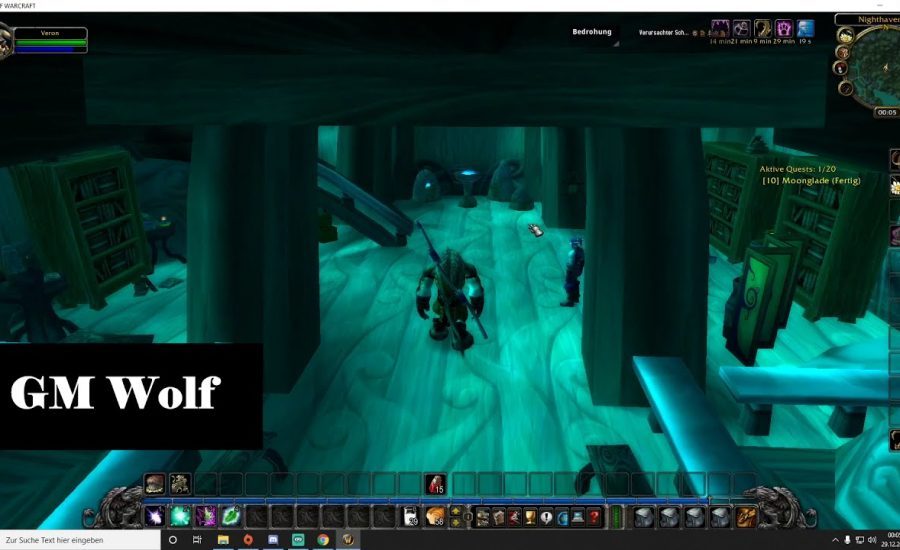 Moonglade | WoW Horde Druiden Quest | GM Wolf | World of Warcraft Classic | HD