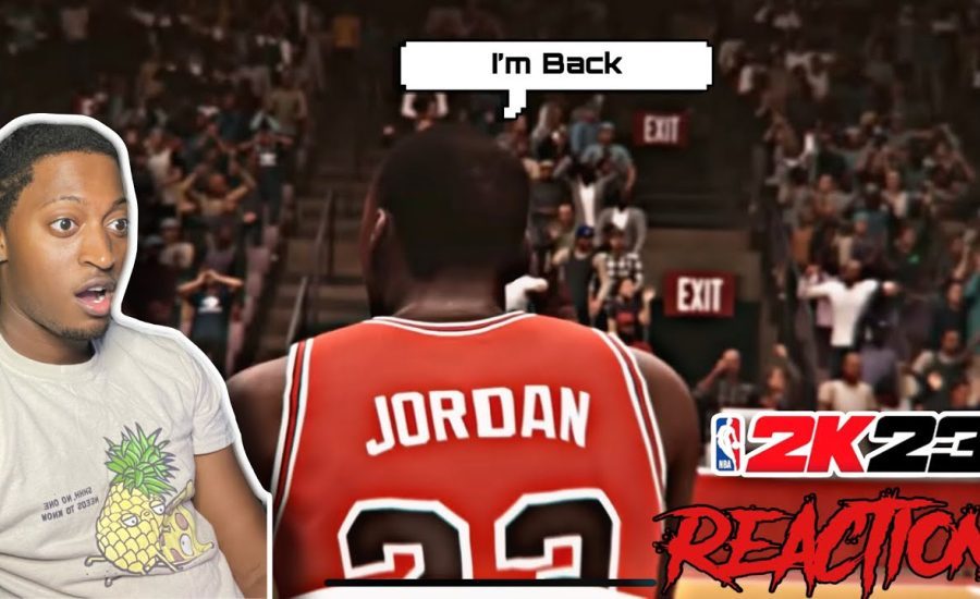 NBA 2K23 Michael Jordan Edition (REACTION!!)