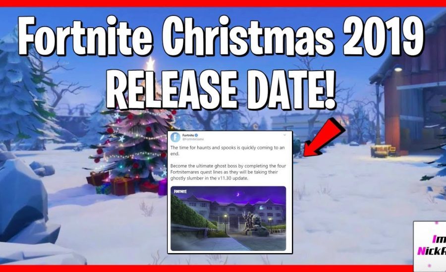 *NEW* Christmas Update RELEASE DATE! 2019 | Fortnite