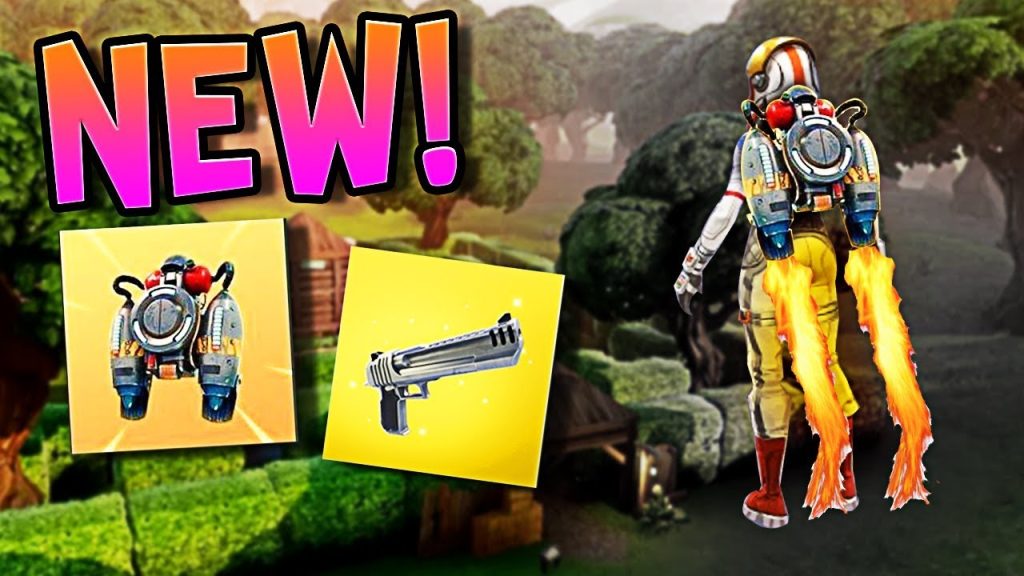 *NEW* Jetpack in Fortnite Battle Royale // Gold Game Mode!