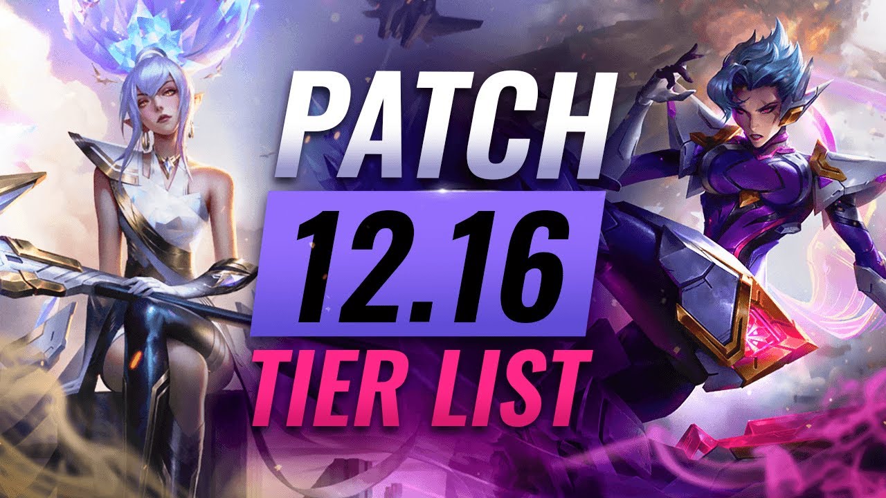 NEW PATCH 12.16 TIER LIST & Rundown: All Changes - League of Legends