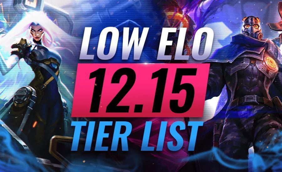 NEW Patch 12.15 Low Elo Tier List - League of Legends Season 12