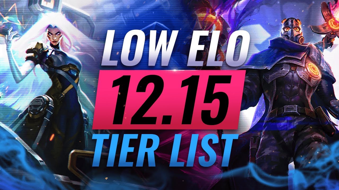 NEW Patch 12.15 Low Elo Tier List - League of Legends Season 12