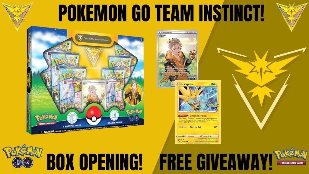 *NEW* Pokemon Card Opening - Pokemon Go Team Instinct Box + Giveaway!!!