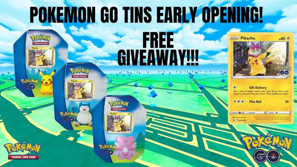 *NEW* Pokemon Card Opening - Pokemon Go Tins Early Release + Giveaway!!!