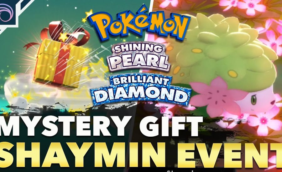 OAKS LETTER MYSTERY GIFT! HOW TO GET SHAYMIN NOW! in Pokemon Brilliant Diamond Shining Pearl