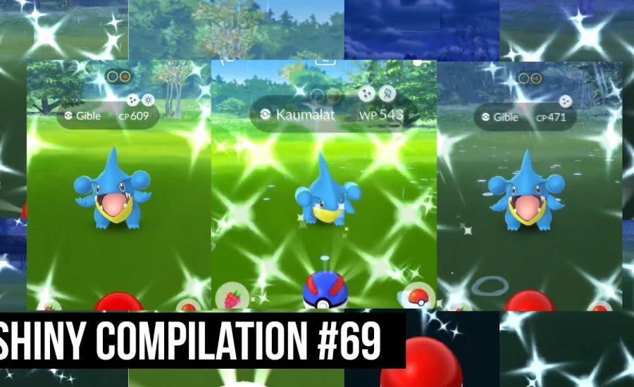 ONLY SHINY GIBLE - Pokemon GO Shiny Compilation #69