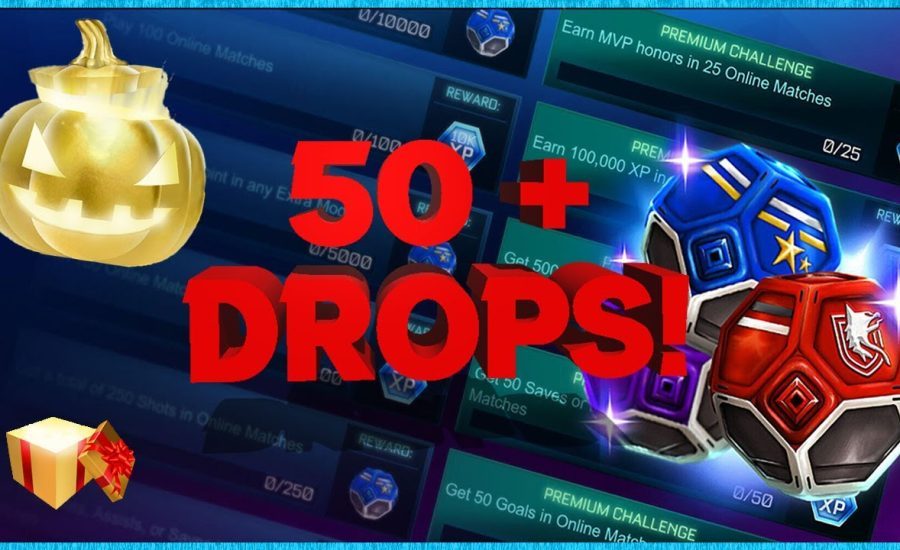 OPENING OVER 50 DROPS | Black Market? | Rocket League