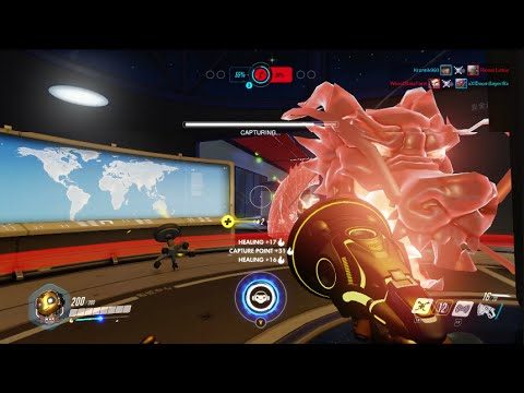 OVERWATCH GAMEPLAY :: LUCIO WONT DIE