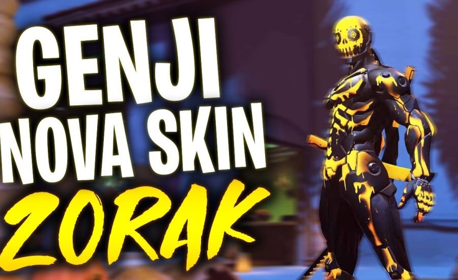 OVERWATCH - GENJI "SKELETON" SKIN GAMEPLAY!