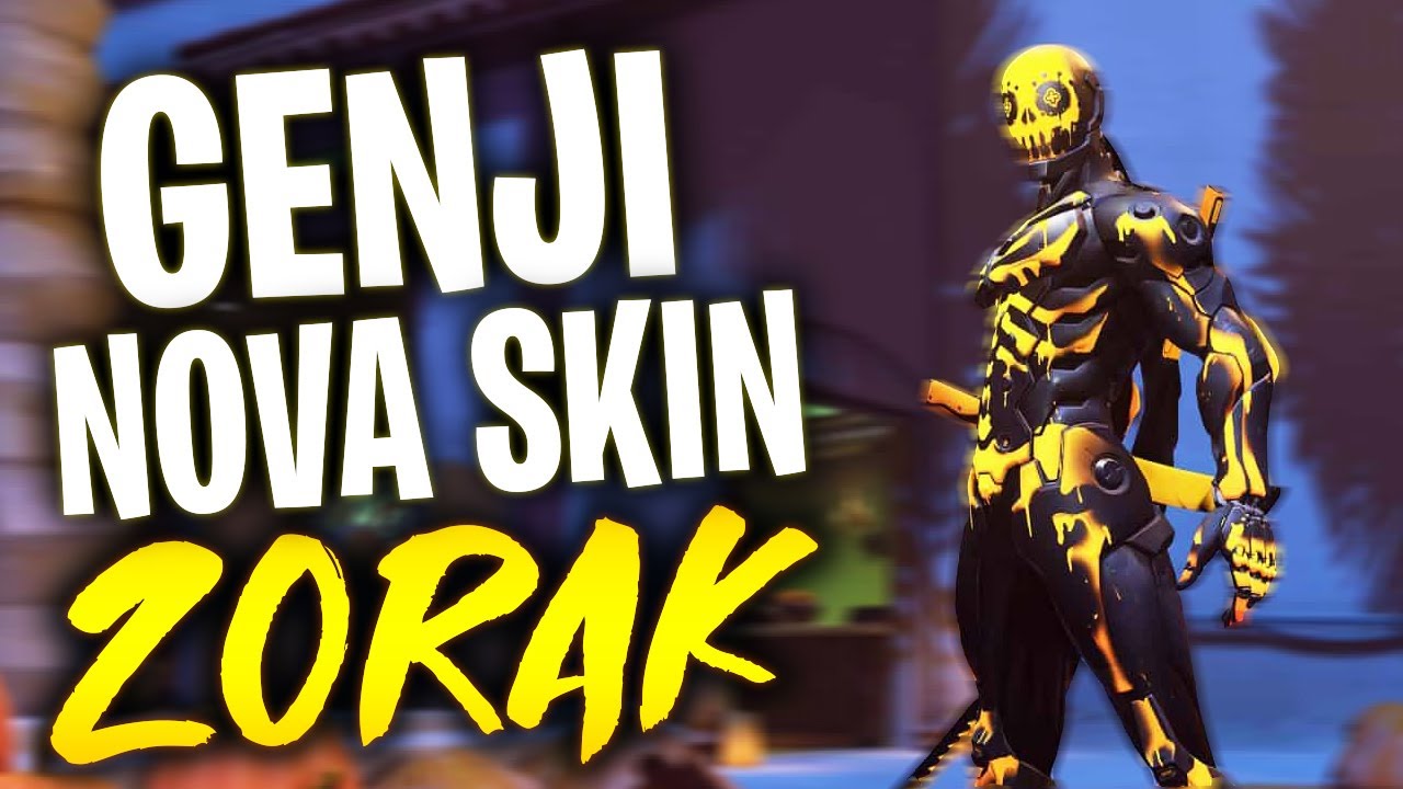 OVERWATCH - GENJI "SKELETON" SKIN GAMEPLAY!