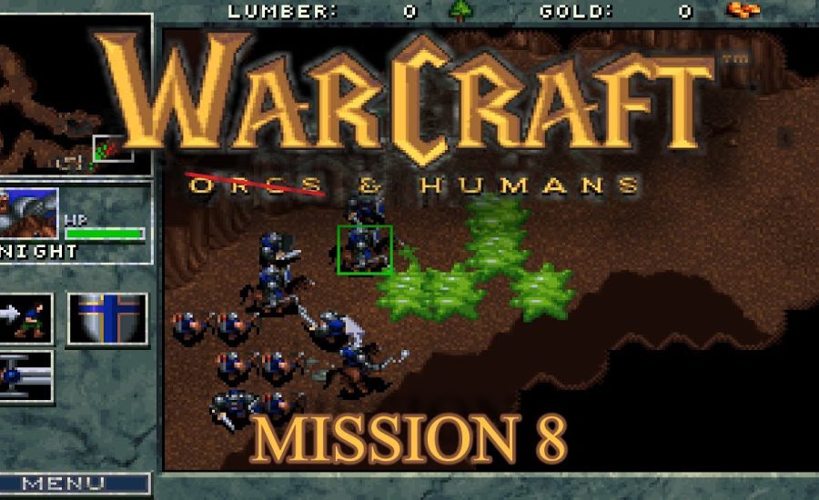 Old Games - Warcraft 1 (PC DOS) / Humans #8 No Commentary 4K