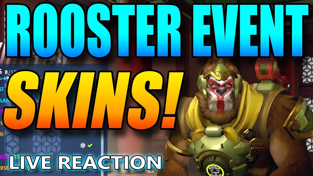 Overwatch - Rooster Event Skins - Live Reaction