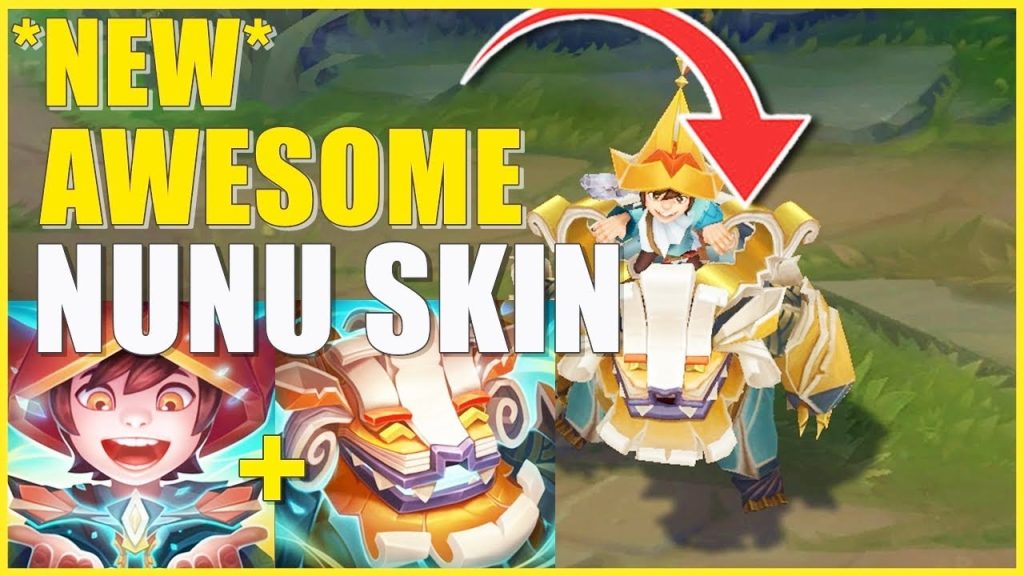 PAPERCRAFT NUNU SKIN SPOTLIGHT - NEW SKIN PBE GAMEPLAY - League of Legends