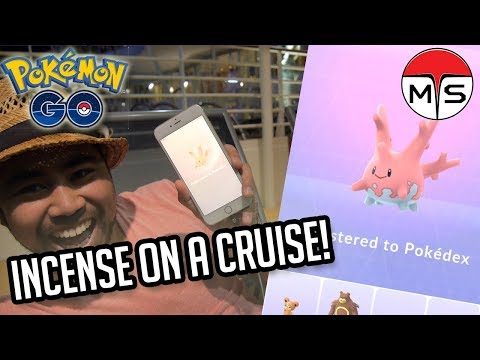 POKEMON GO | Using Incense on a Cruise Ship