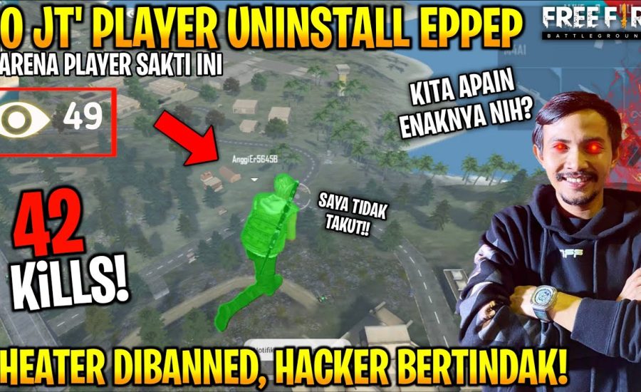 PRANK GLOBAL? CHEATER DI BANNED HACKER BERTINDAK! ADA JENIS CHEAT BARU! CHEATER VIRAL! - FREE FIRE