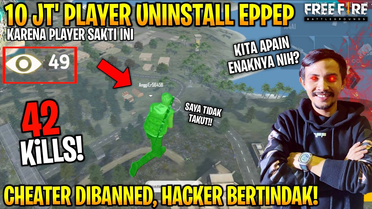 PRANK GLOBAL? CHEATER DI BANNED HACKER BERTINDAK! ADA JENIS CHEAT BARU! CHEATER VIRAL! - FREE FIRE