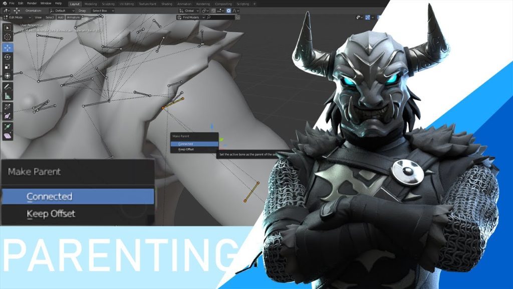 Parenting tips/ how I import my models (Fortnite, Blender)