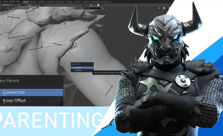 Parenting tips/ how I import my models (Fortnite, Blender)