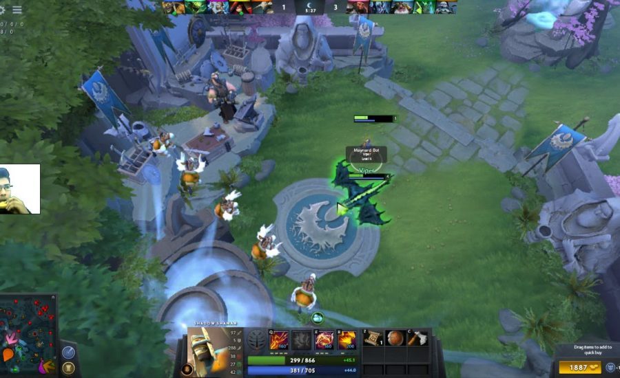 Playing Dota 2 the 4th Tutorial Shadow Shaman