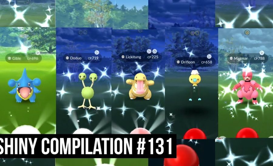 Pokemon GO Shiny Compilation #131