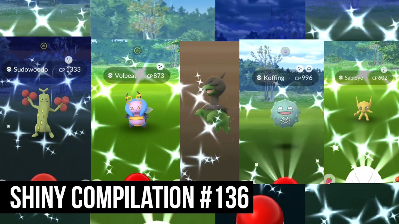 Pokemon GO Shiny Compilation #136