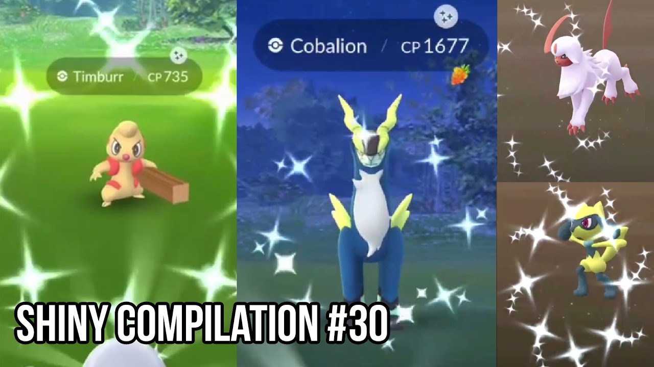 PokemonGO Shiny Encounter Compilation #30