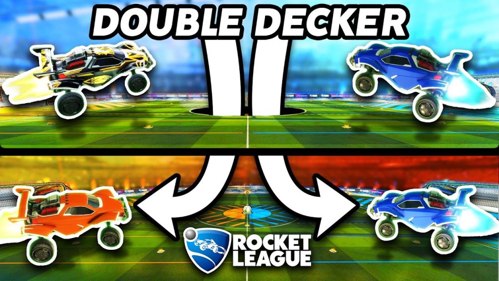 ROCKET LEAGUE, BUT THERE ARE 2 FLOORS