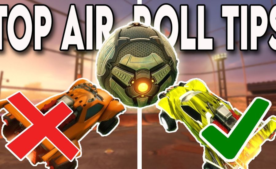 ROCKET LEAGUE Top Air Roll Left/Right Tips! (Ft. Paps & Sir Baby Bones)