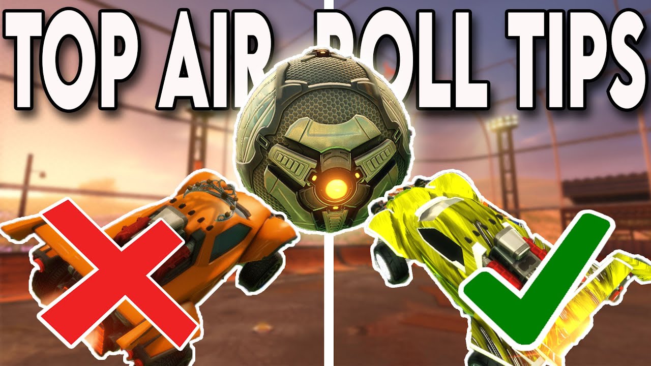 ROCKET LEAGUE Top Air Roll Left/Right Tips! (Ft. Paps & Sir Baby Bones)