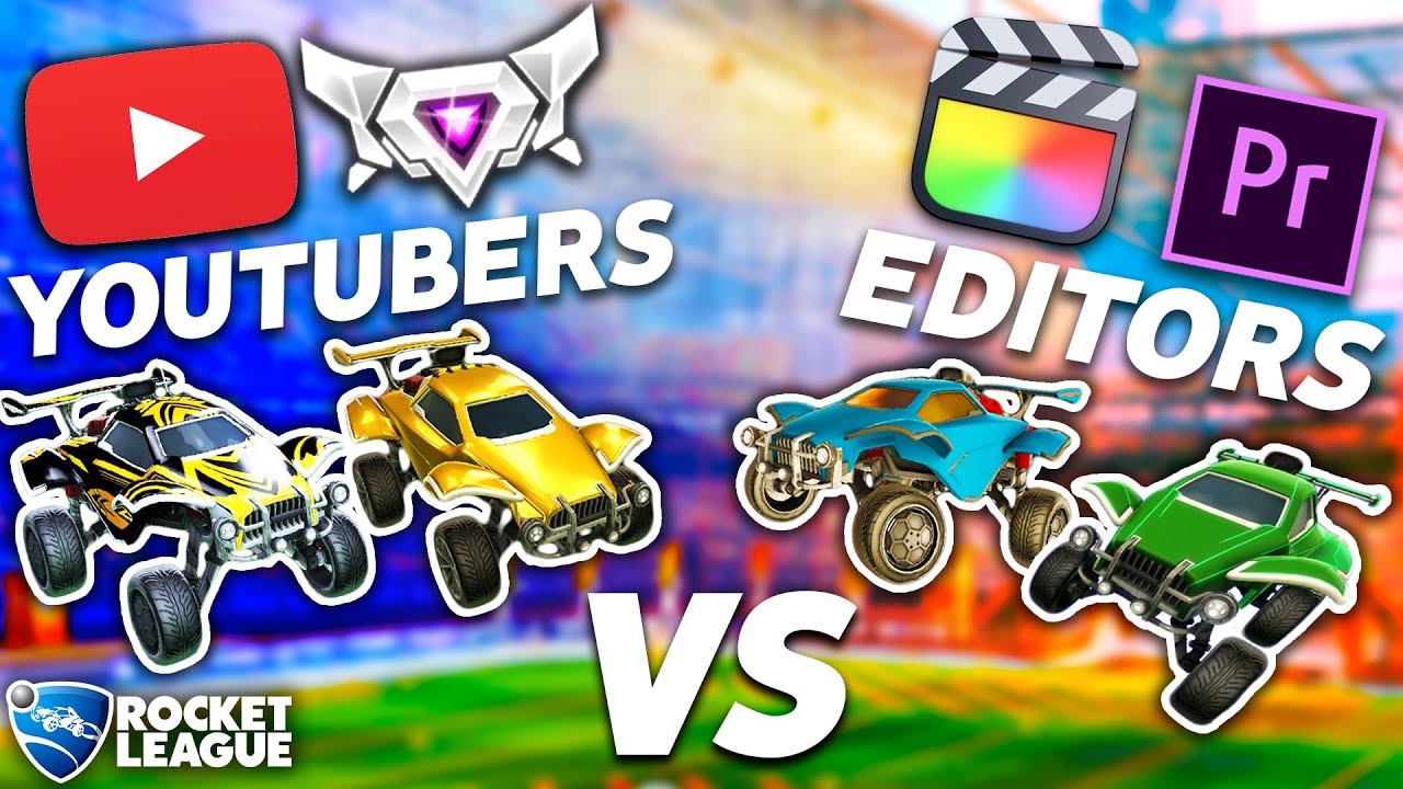 ROCKET LEAGUE YOUTUBERS VS. THEIR EDITORS, WHO WINS?