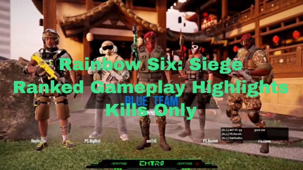 Rainbow Six: Siege - Ranked Gameplay Highlights (Kills Only)