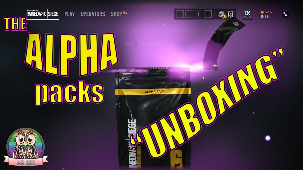 Rainbow Six Siege Ubisoft finally gave us the Alpha Packs