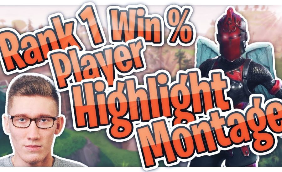 Rank 1 Fortnite Player in Win % | Highlight Montage