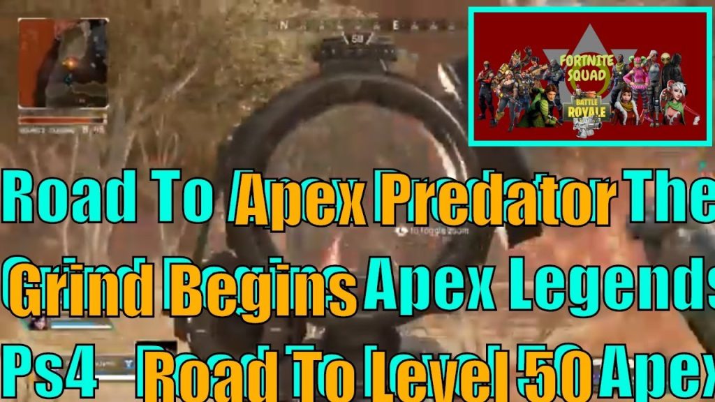 Road To Apex Predator The Grind Begins Apex Legends Ps4   Road To Level 50   Apex Legend