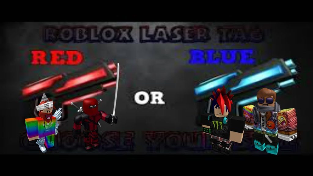 Roblox-LAZER TAG w/Friends Sektea, AshKetchumPikachu2, ChaosMarioSonic