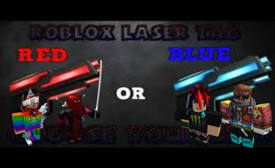 Roblox-LAZER TAG w/Friends Sektea, AshKetchumPikachu2, ChaosMarioSonic