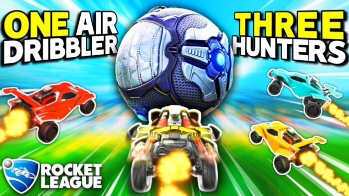 Rocket League Air Dribbler VS 3 Hunters