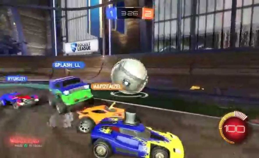 Rocket League PS4 gameplay awesome goals