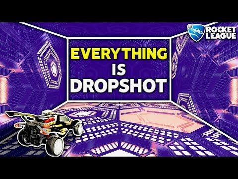 Rocket League, but EVERYTHING is Dropshot tiles