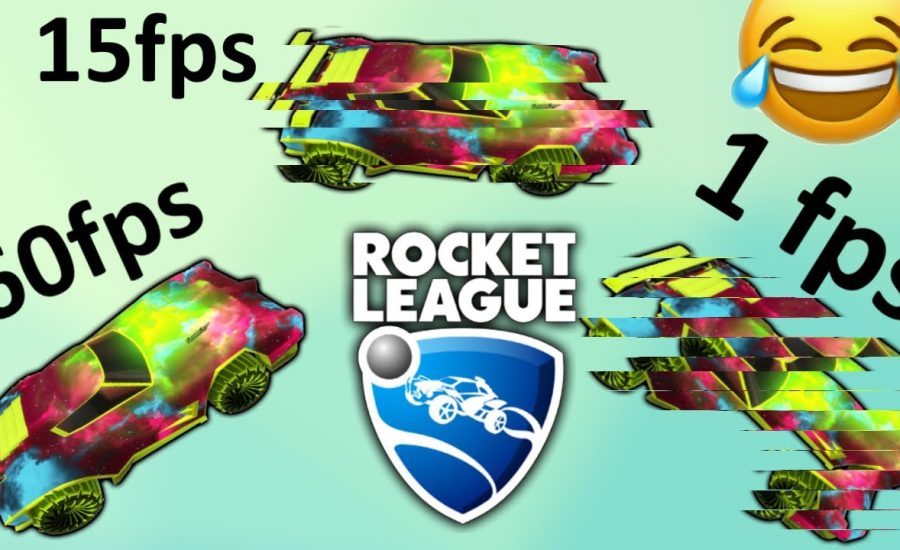 Rocket League but I LOWER the FPS after Every Goal