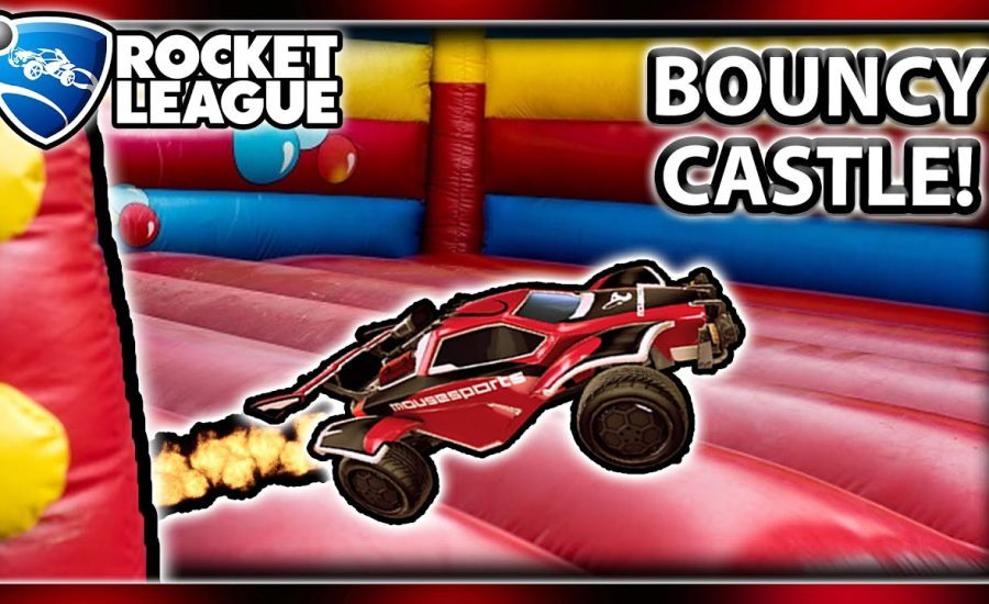 Rocket League, but it's a BOUNCY CASTLE