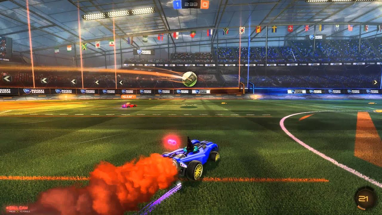 Rocket League in 4k DSR (FXAA Low)