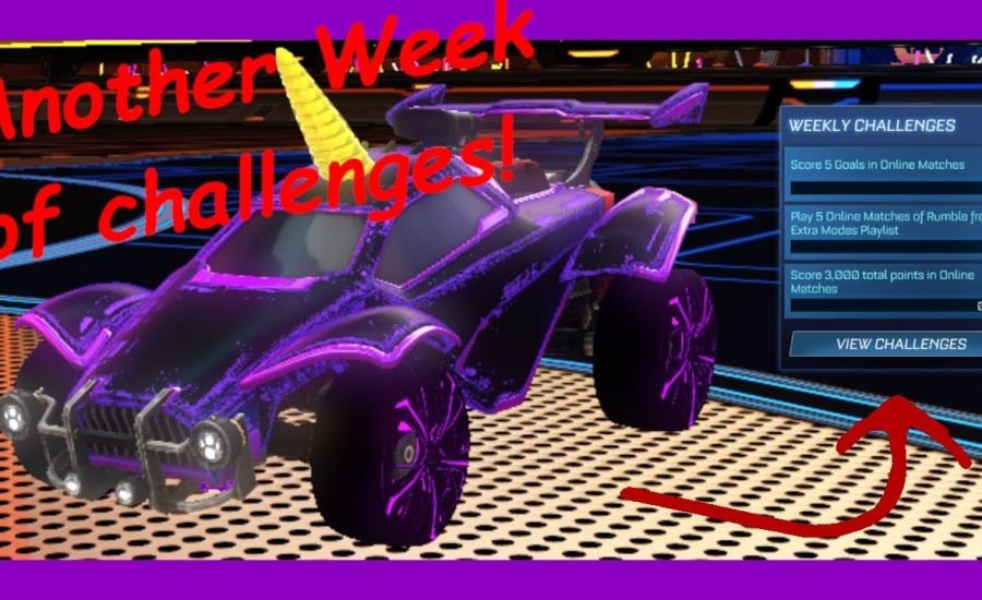 RocketLeague Weekly challenges + Tips