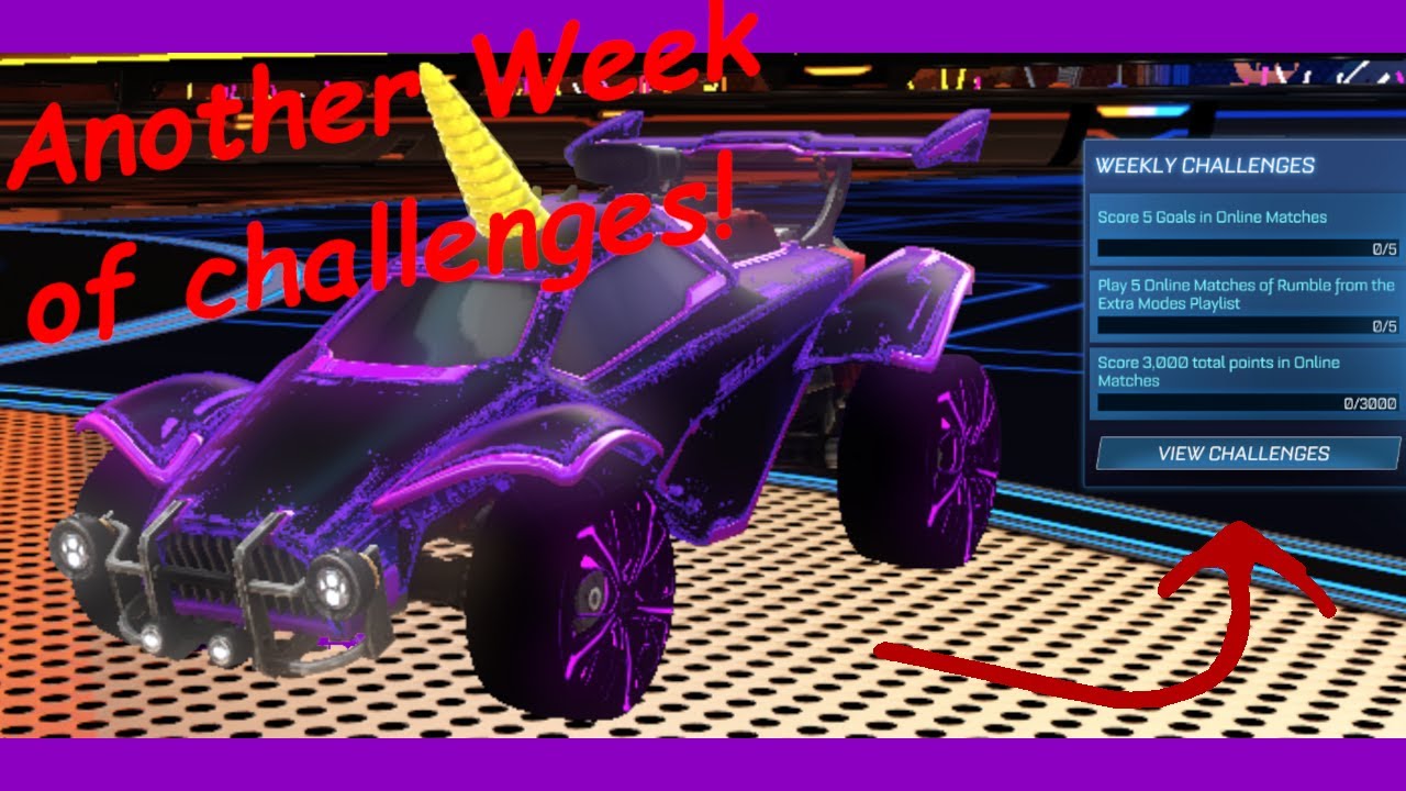 RocketLeague Weekly challenges + Tips