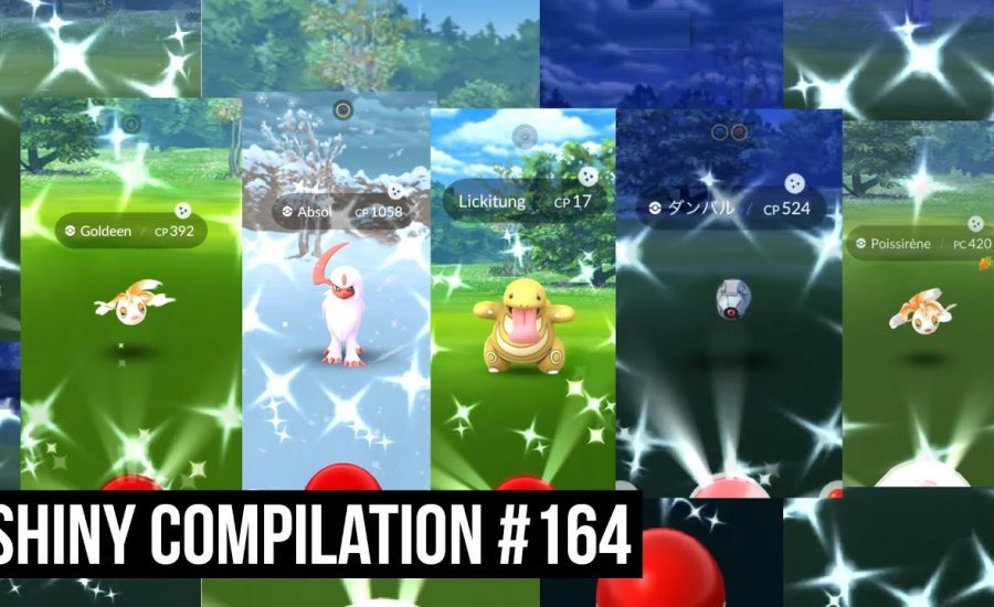 SHINY GOLDEEN AVAILABLE NOW! - Pokemon GO Shiny Compilation #164