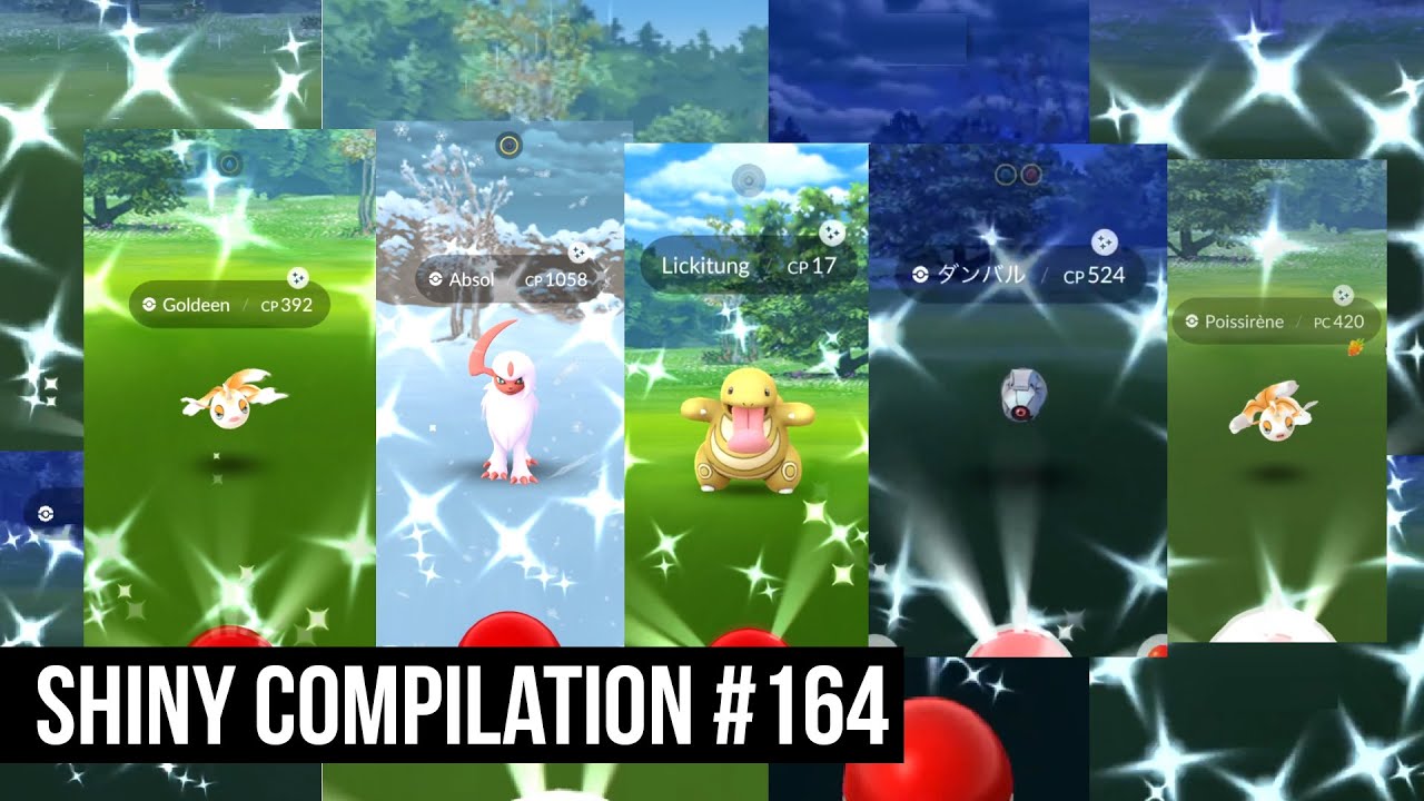 SHINY GOLDEEN AVAILABLE NOW! - Pokemon GO Shiny Compilation #164